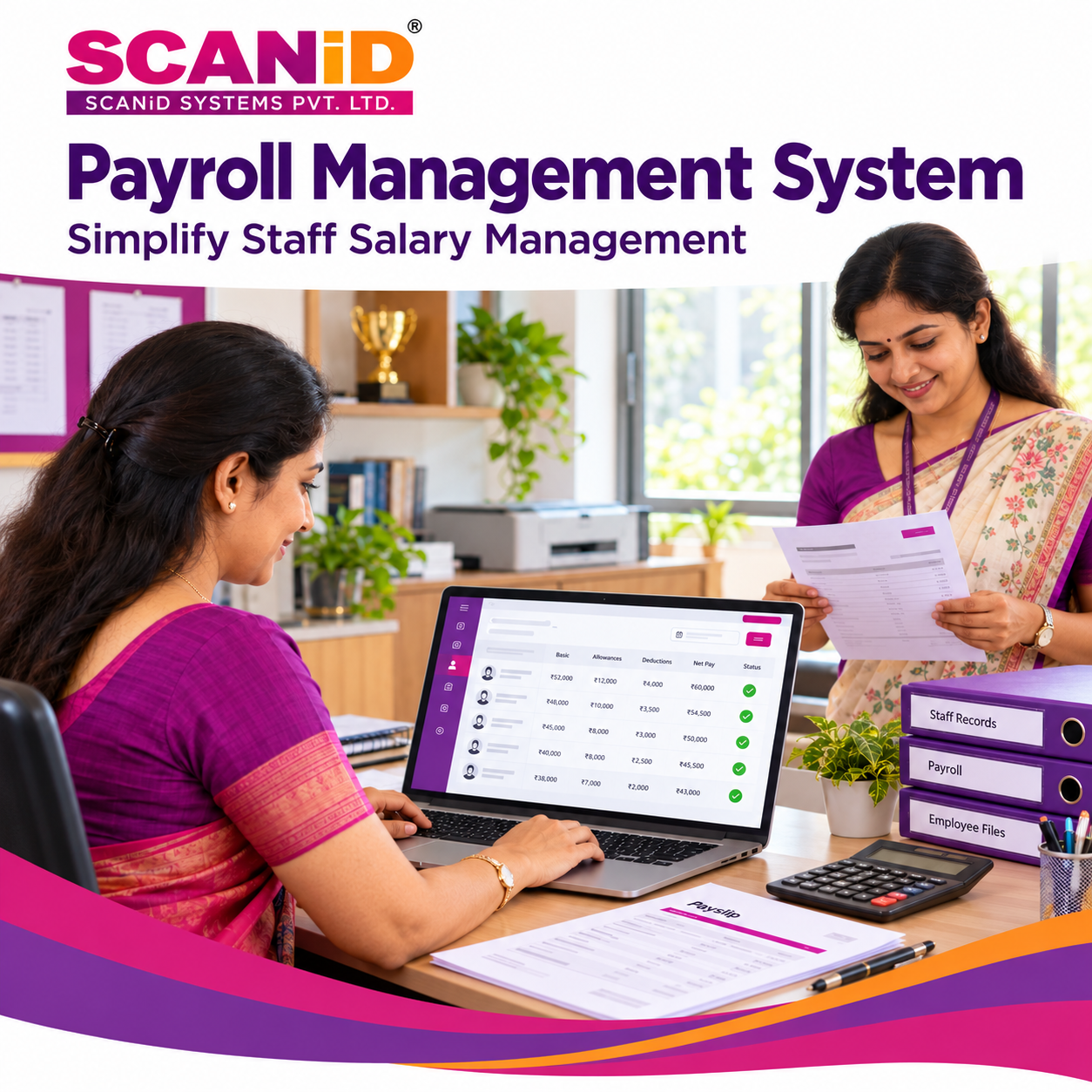 SCANiD Payroll Management System for school staff salaries